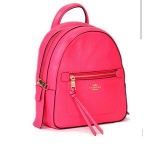 Coach Andi Leather Pink Mini Backpack